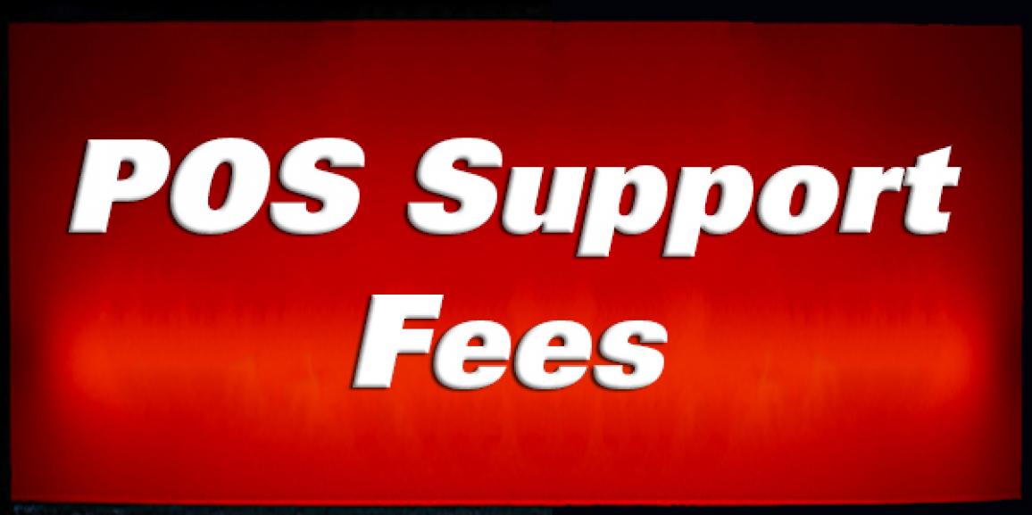 POS Support Fees Due 31/10/18